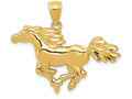 FJC Finejewelers 14k Yellow Gold Polished Horse Charm