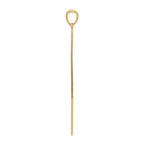 FJC Finejewelers 14k Yellow Gold Polished Bright Cut Lightning Bolt Charm