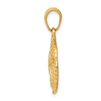 FJC Finejewelers 14k Yellow Gold Sand Dollar Charm