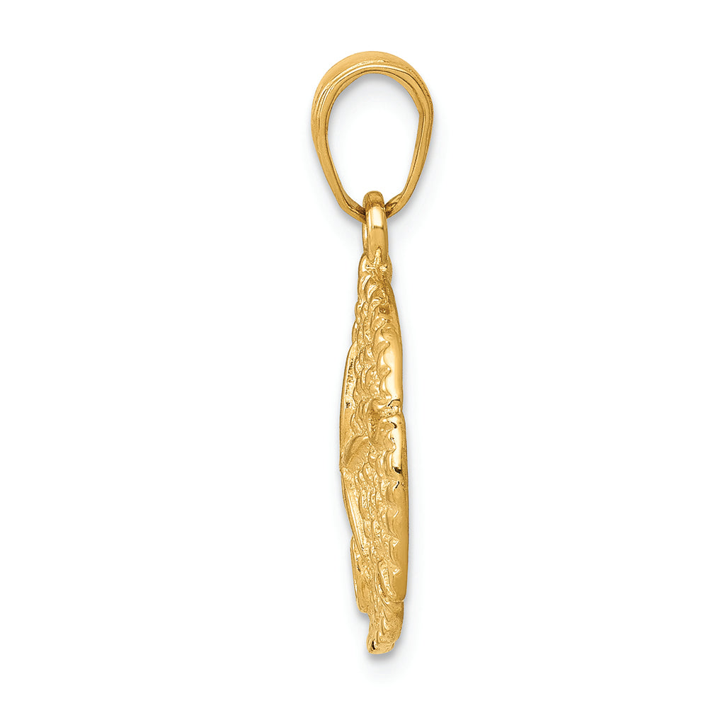 FJC Finejewelers 14k Yellow Gold Sand Dollar Charm