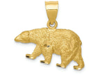 FJC Finejewelers 14k Yellow Gold Bright Cut Bear Charm