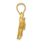 FJC Finejewelers 14k Yellow Gold Bright Cut Elephant Charm