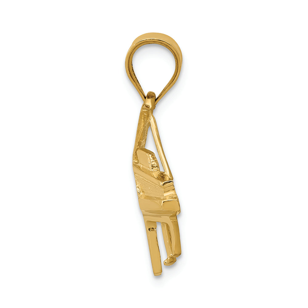 FJC Finejewelers 14k Yellow Gold Piano Charm