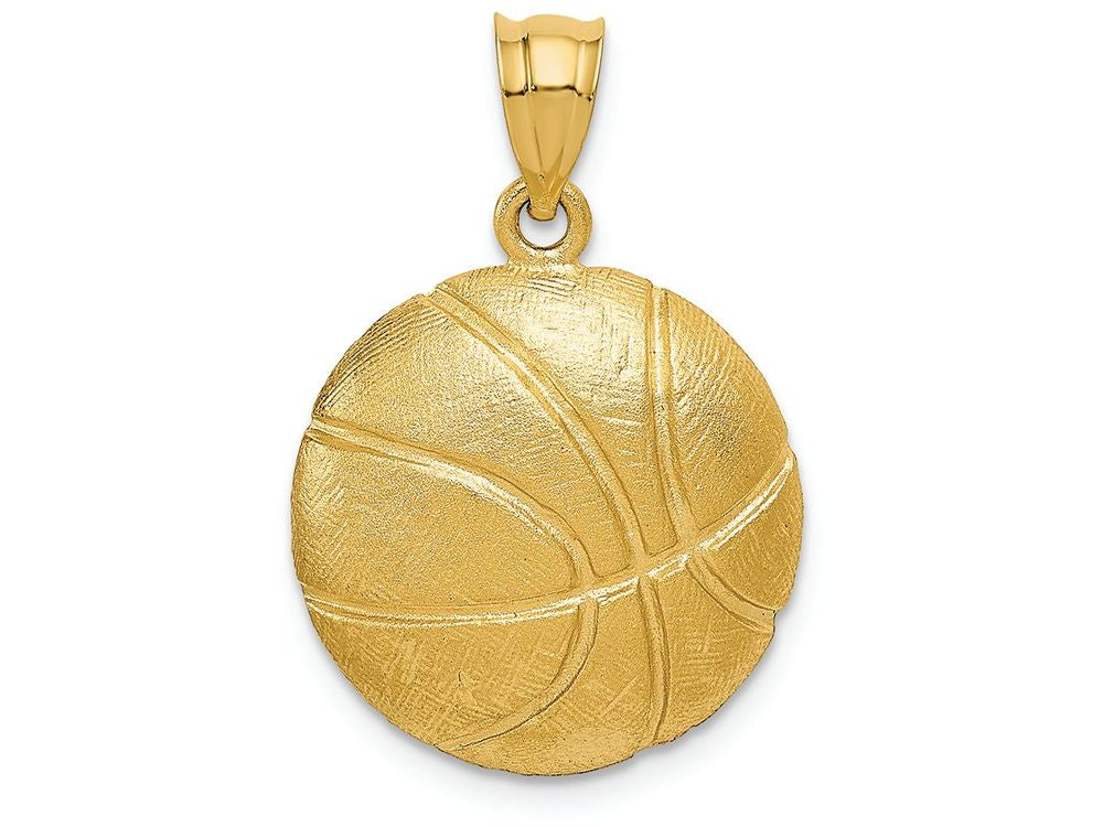 FJC Finejewelers 14k Yellow Gold Basketball Charm