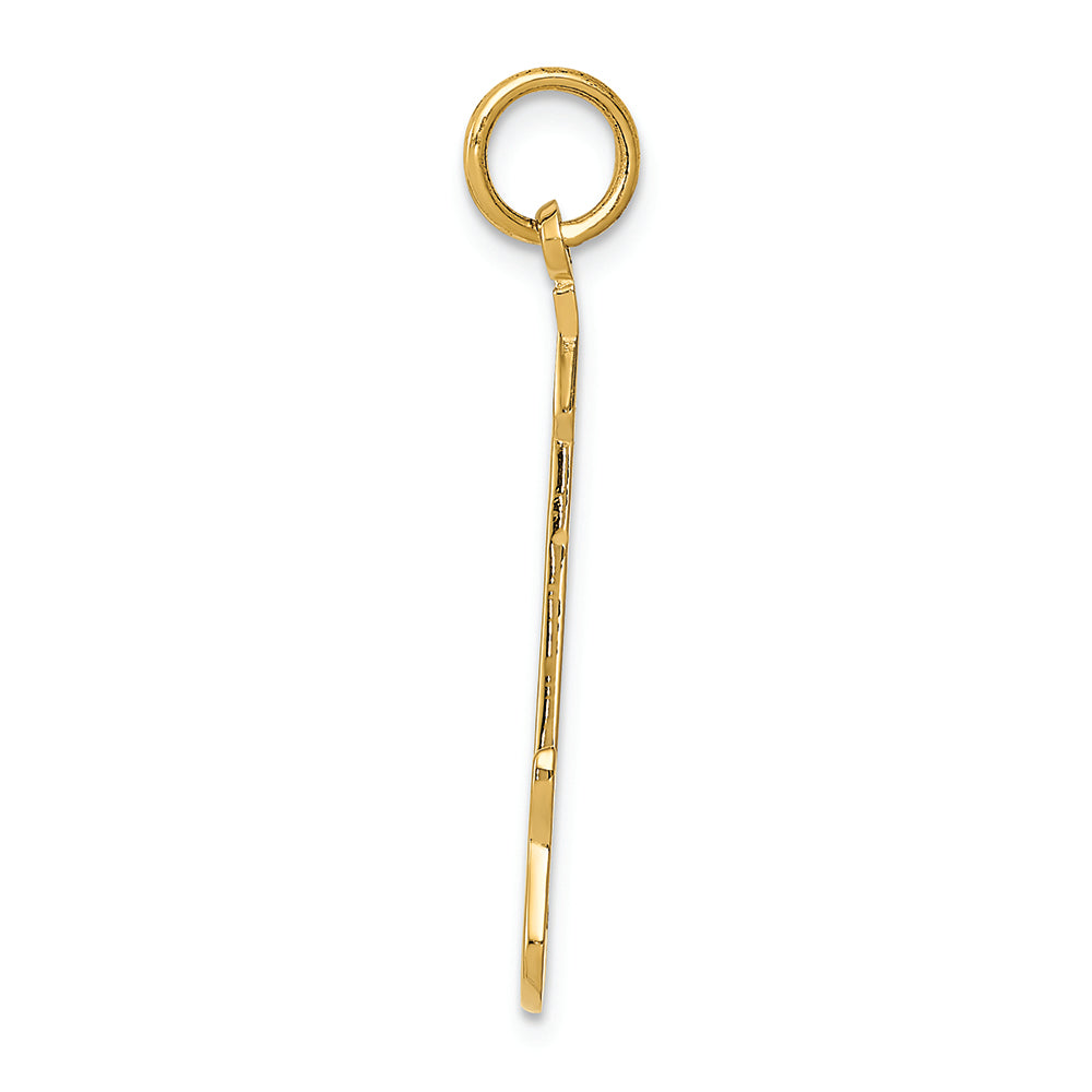 FJC Finejewelers 14k Yellow Gold Guitar Charm