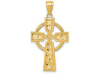 FJC Finejewelers 14k Yellow Gold Celtic Cross Charm