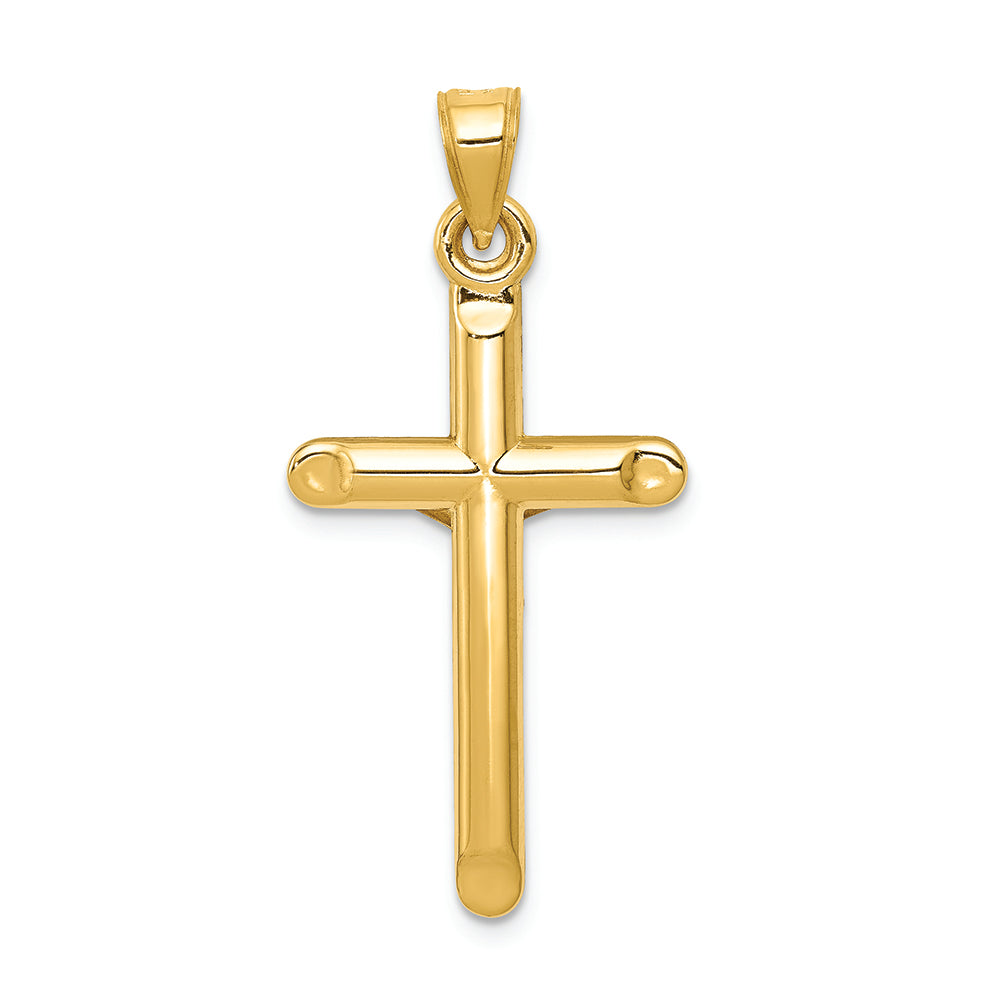 FJC Finejewelers 14k Two-tone Gold Hollow Crucifix Charm