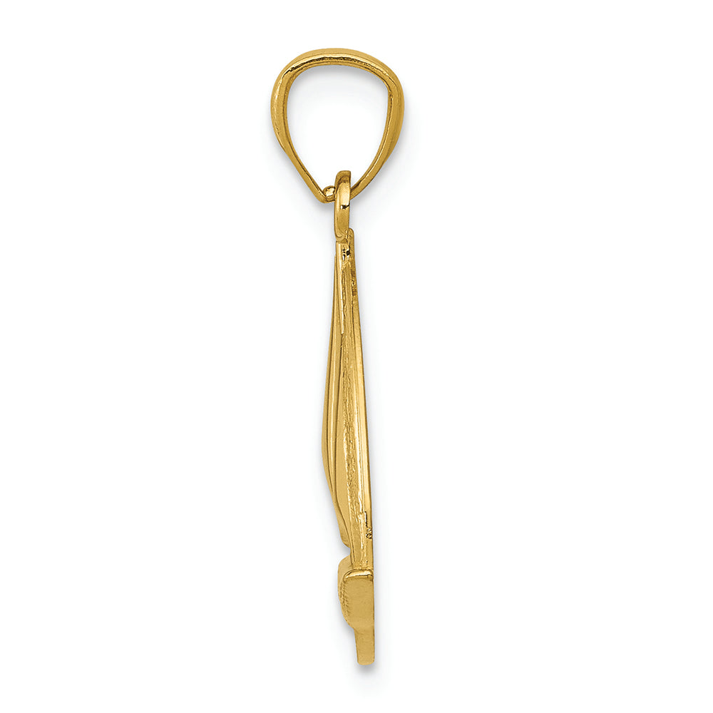 FJC Finejewelers 14k Yellow Gold Sailboat Charm