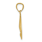 FJC Finejewelers 14k Yellow Gold Sailboat Charm
