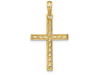 FJC Finejewelers 14k Yellow Gold Reversible Cross Charm