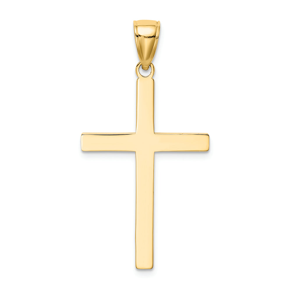 FJC Finejewelers 14k Yellow Gold Stick Cross Charm