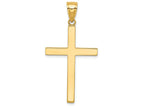 FJC Finejewelers 14k Yellow Gold Stick Cross Charm