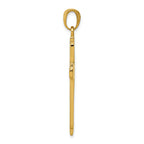 FJC Finejewelers 14k Yellow Gold Solid Cross Charm