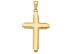 FJC Finejewelers 14k Yellow Gold Solid Cross Charm
