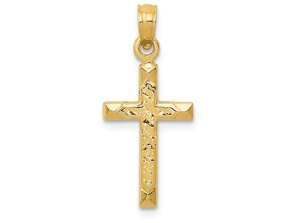 FJC Finejewelers 14k Yellow Gold Cross Charm