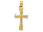 FJC Finejewelers 14k Yellow Gold Cross Charm