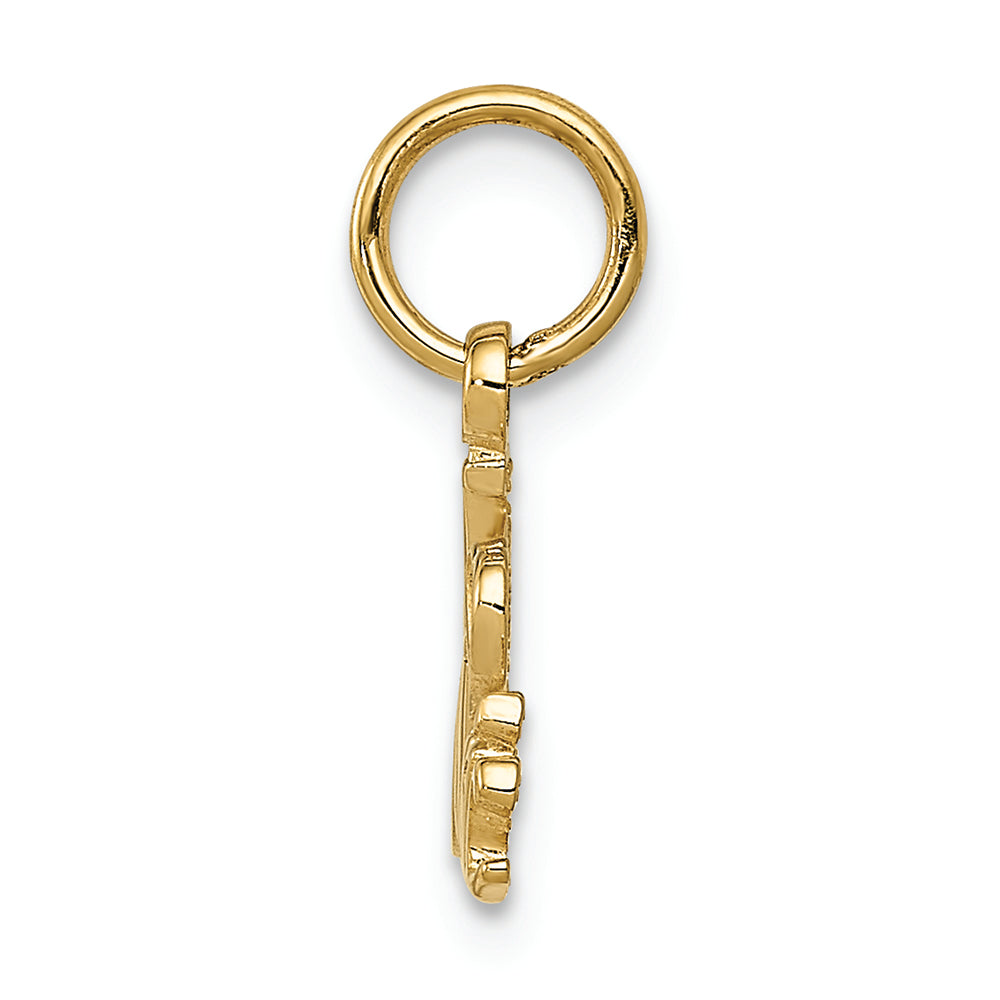 FJC Finejewelers 14k Yellow Gold I Love Music Charm