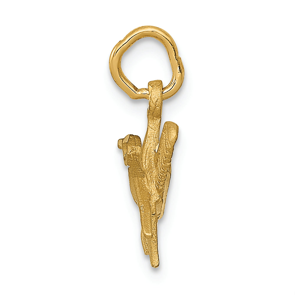 FJC Finejewelers 14k Yellow Gold Comb Scissors Charm