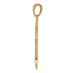 FJC Finejewelers 14k Yellow Gold Cross with Triangle Tips Charm