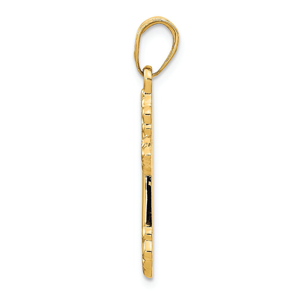 FJC Finejewelers 14k Yellow Gold Cross Charm