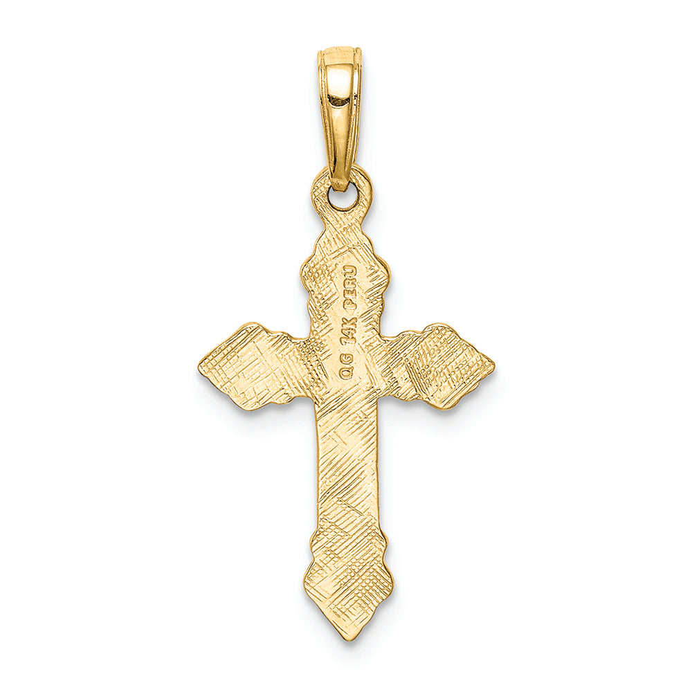 FJC Finejewelers 14k Yellow Gold Cross Charm