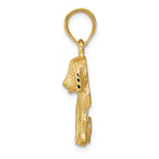 FJC Finejewelers 14k Yellow Gold Dog Charm