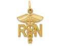 FJC Finejewelers 14k Yellow Gold Nurse Charm