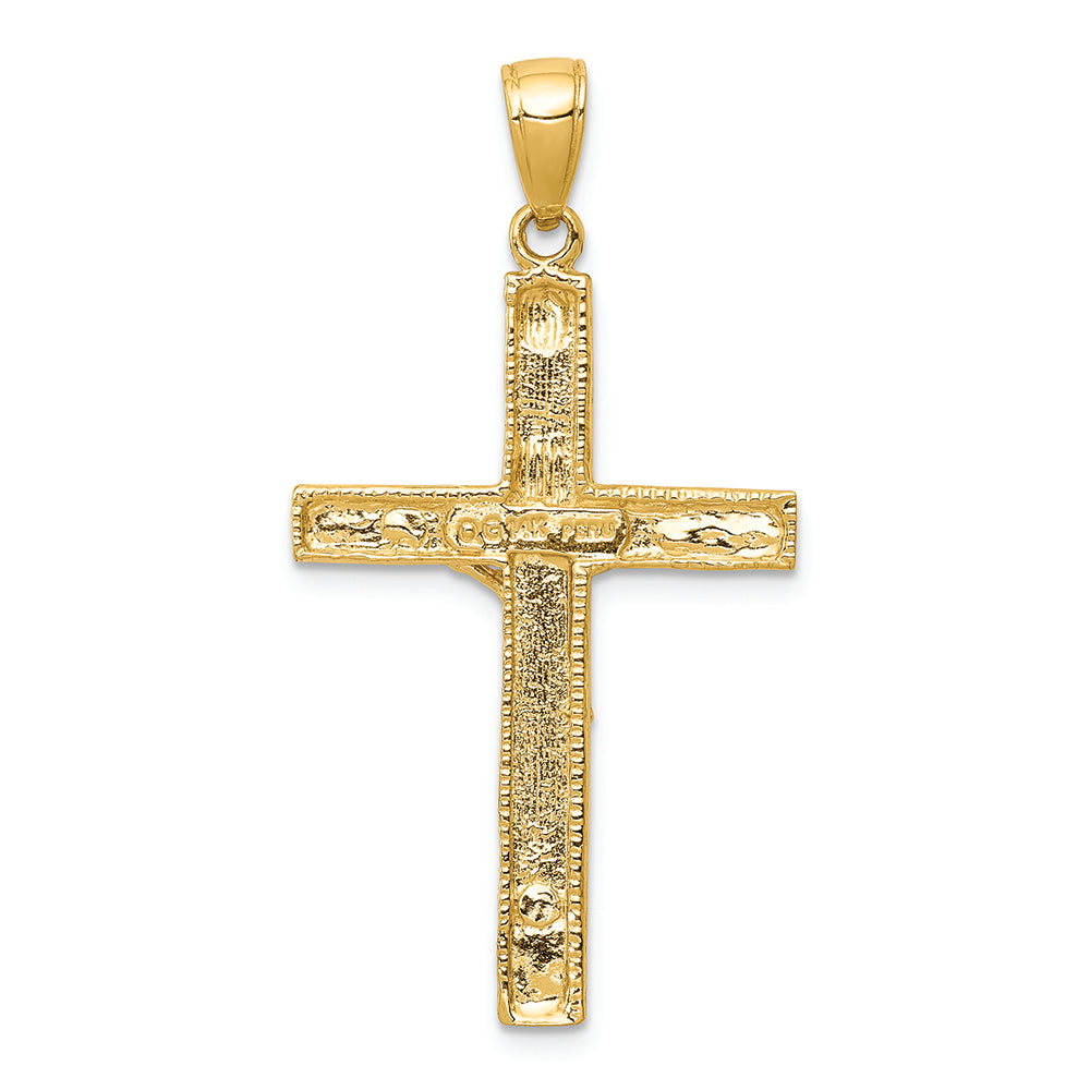 FJC Finejewelers 14k Yellow Gold Crucifix Charm