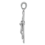 FJC Finejewelers 14k White Gold White Crucifix Charm