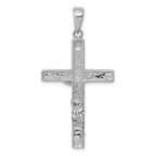 FJC Finejewelers 14k White Gold White Crucifix Charm