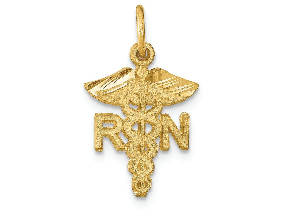 FJC Finejewelers 14k Yellow Gold Nurse Charm