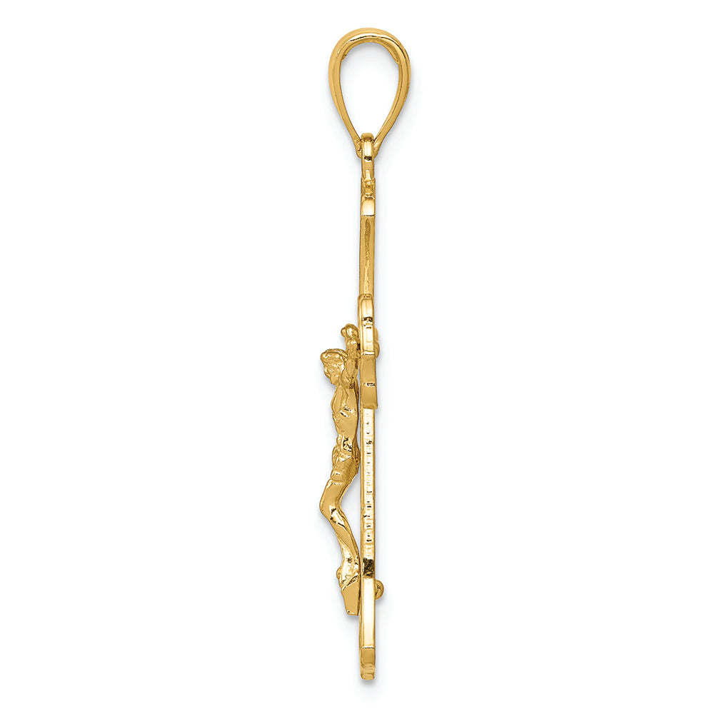 FJC Finejewelers 14k Yellow Gold Crucifix Charm
