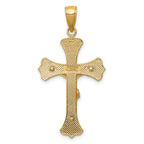 FJC Finejewelers 14k Yellow Gold Crucifix Charm
