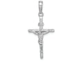 FJC Finejewelers 14k White Gold White Stick Style Crucifix Charm