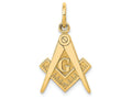 FJC Finejewelers 14k Yellow Gold Masonic Charm