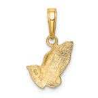 FJC Finejewelers 14k Yellow Gold Praying Hands Charm