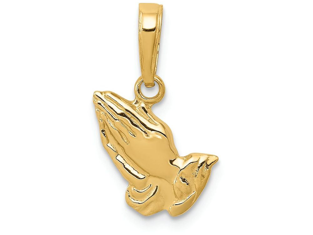 FJC Finejewelers 14k Yellow Gold Praying Hands Charm