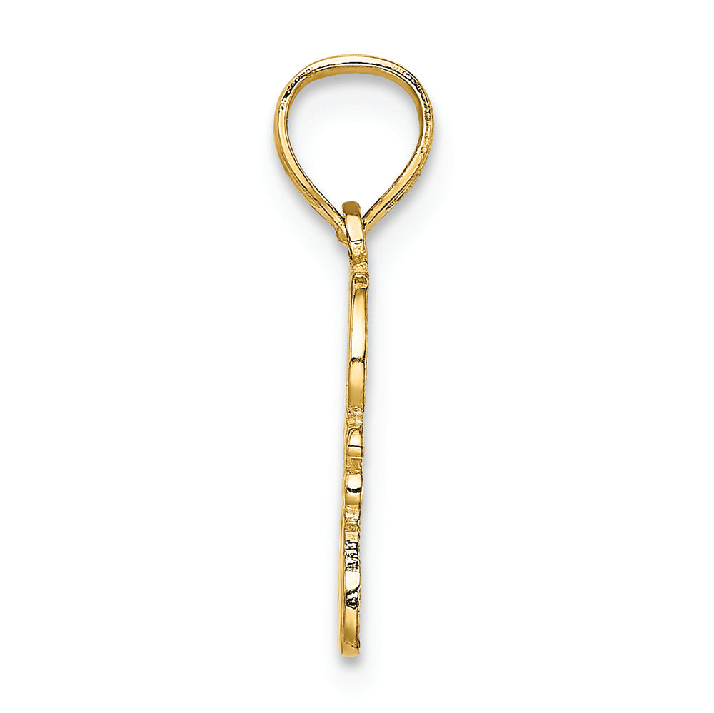 FJC Finejewelers 14k Yellow Gold God Heart's You Charm