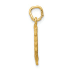 FJC Finejewelers 14k Yellow Gold Nefertiti Charm