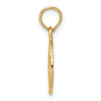 FJC Finejewelers 14k Yellow Gold Star Of David In Circle Frame Charm