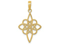 FJC Finejewelers 14k Yellow Gold Celtic Knot Charm