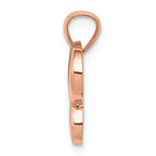 FJC Finejewelers 14k Rose Gold with Rhodium Butterfly Charm