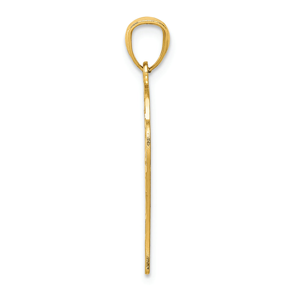 FJC Finejewelers 14k Yellow Gold Basketball Charm