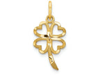 FJC Finejewelers 14k Yellow Gold 4 Leaf Clover Charm