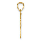 FJC Finejewelers 14k Yellow Gold Break Apart Bright Cut Wings Charm