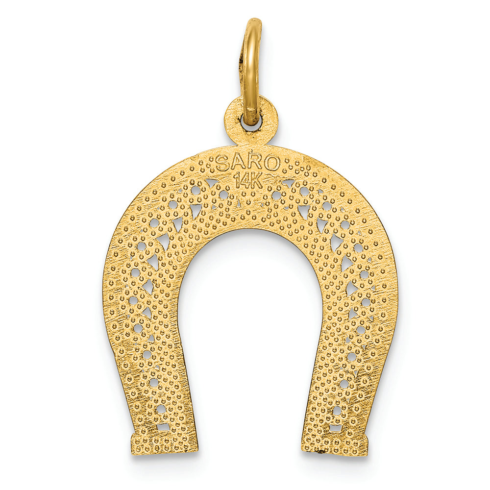 FJC Finejewelers 14k Yellow Gold Horseshoe Charm