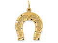 FJC Finejewelers 14k Yellow Gold Horseshoe Charm