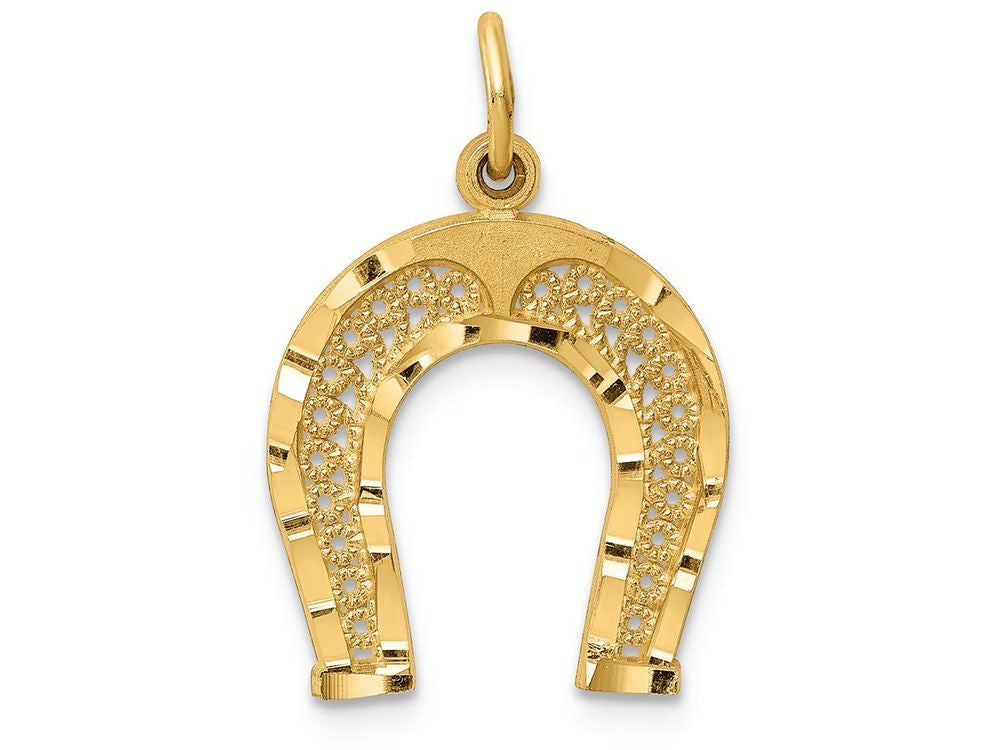 FJC Finejewelers 14k Yellow Gold Horseshoe Charm