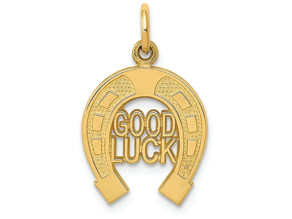 FJC Finejewelers 14k Yellow Gold Horseshoe Charm