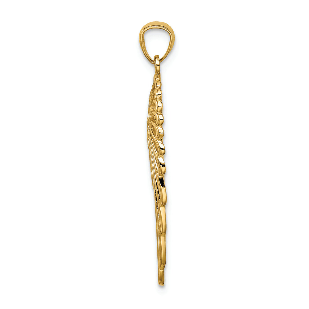 FJC Finejewelers 14k Yellow Gold Angel Wing Charm